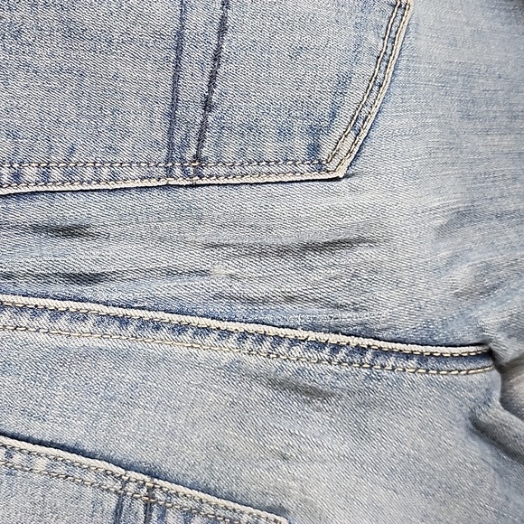 American Eagle Next Level Stretch super hi-rise jegging crop jeans Size 6 Long - Picture 5 of 10